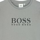 Boys Grey Logo Long Sleeve Top, 1, hi-res