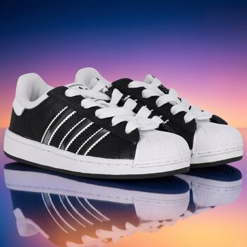 Black Superstar Trainers