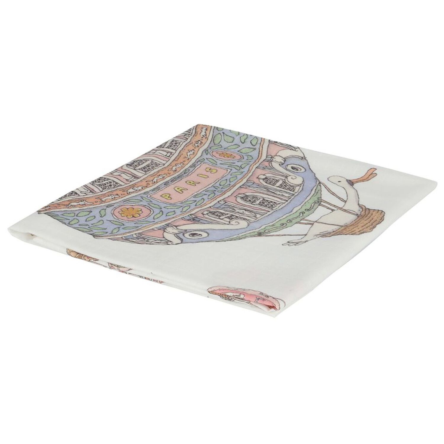 White Hot Air Balloons Carré Swaddle & Bib Gift Set, 1, hi-res image number null