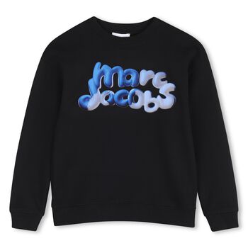 Boys Black Logo Sweatshirt