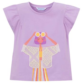Girls Lilac T-Shirt