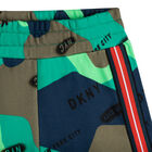 Boys Blue & Green Logo Shorts, 1, hi-res