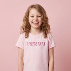 Girls Pink Logo T-Shirt , 3, hi-res