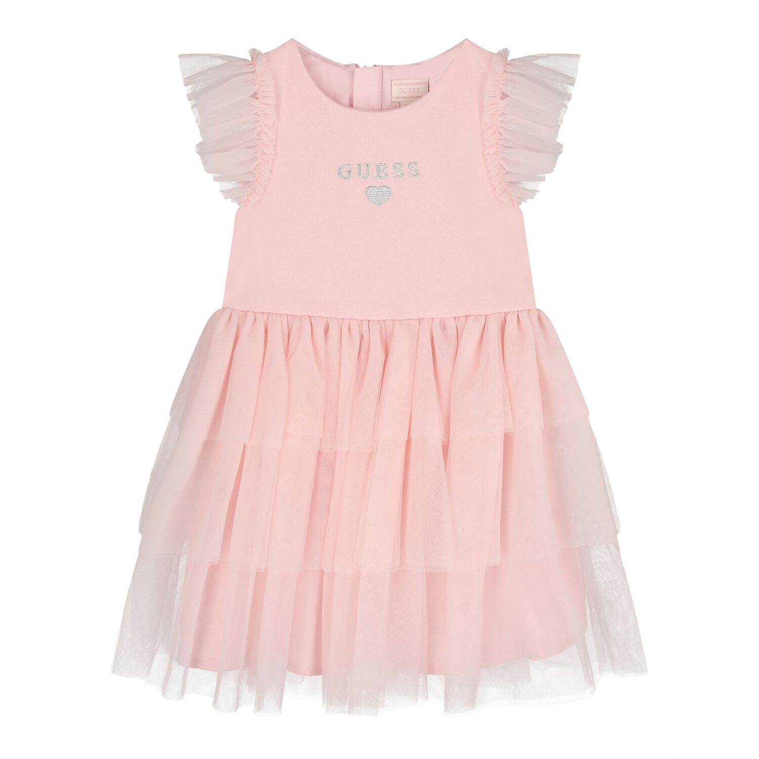 Baby Girls Pink Logo Dress Set, 1, hi-res