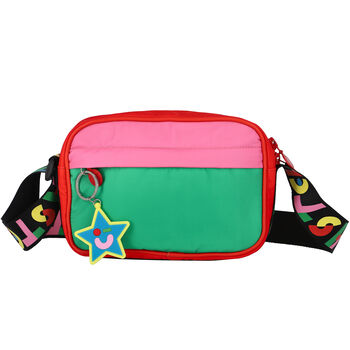 Girls Multi-Colored Logo Crossbody Bag