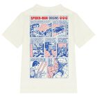 Boys Ivory Marvel Spider Man T-Shirt, 1, hi-res