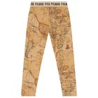 ليغنز بنات بطبعة خريطة باللون البيج, 1, hi-res