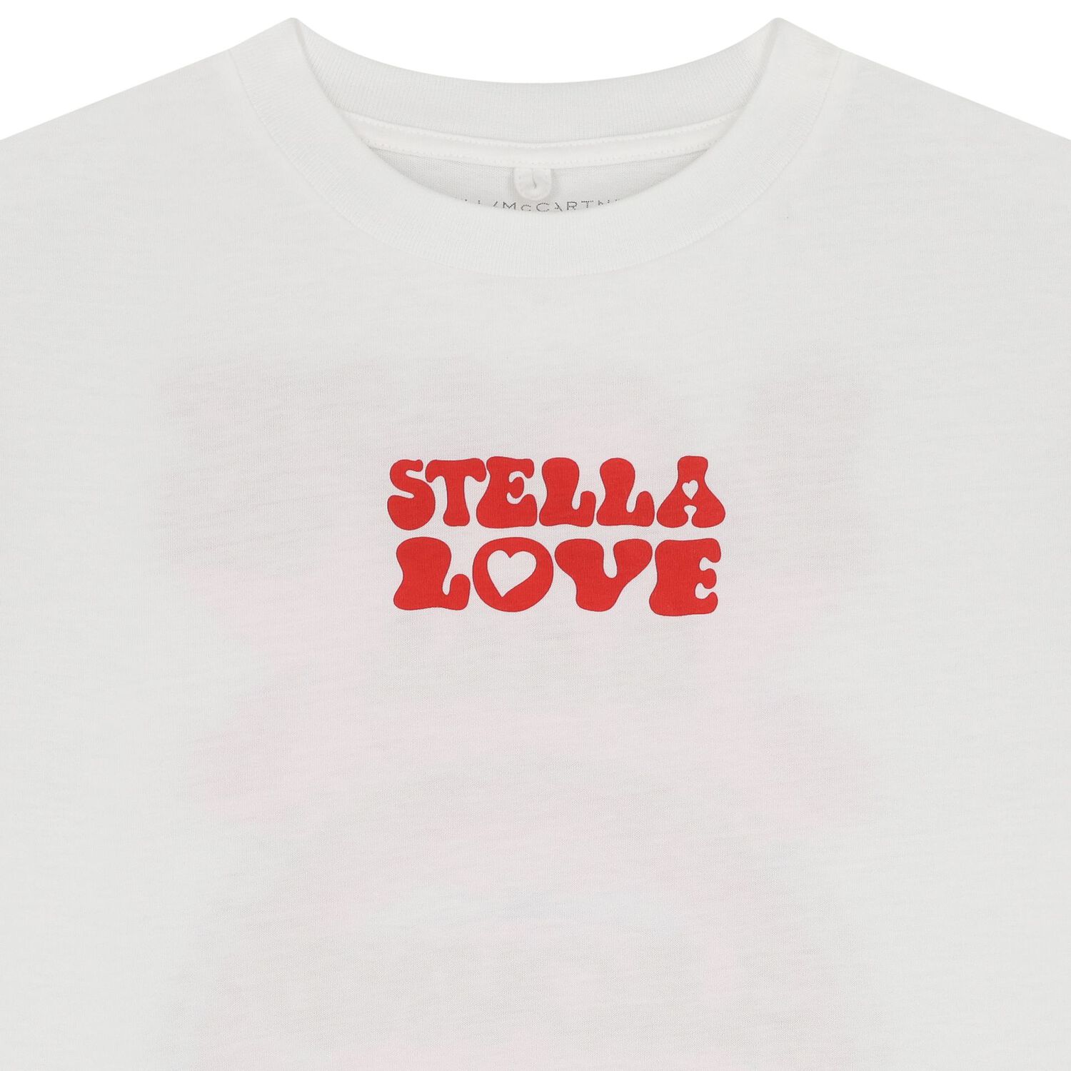 تيشيرت بنات بالشعار باللون الابيض , 1, hi-res