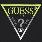 بلوزة سوداء بأكمام طويلة بشعار للأولاد, 2, hi-res