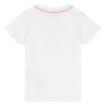 Boys White Logo T-Shirt