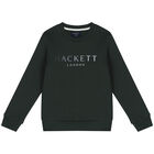 Boys Green Logo Sweatshirt, 2, hi-res