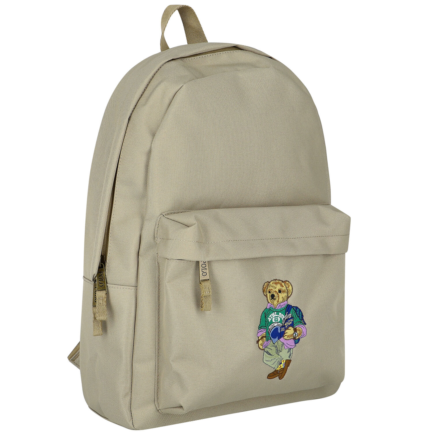 Beige Polo Bear Backpack, 2, hi-res image number null