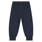 Younger Boys Blue, Beige & Navy Blue 3-Piece Tracksuit, 5, hi-res