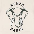 Beige Elephant Logo T-Shirt , 1, hi-res