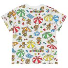 تيشيرت بشعار تيدى باللون الأبيض, 1, hi-res