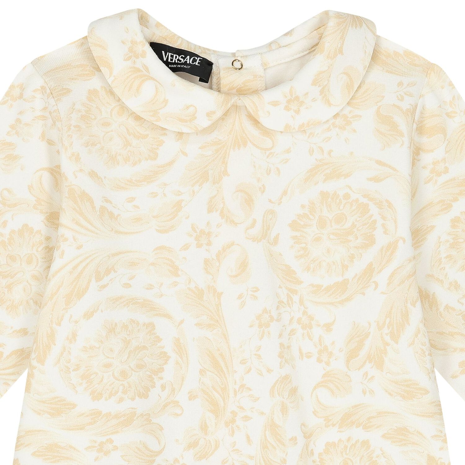 Ivory & Beige Barocco Babygrow Gift Set, 1, hi-res image number null