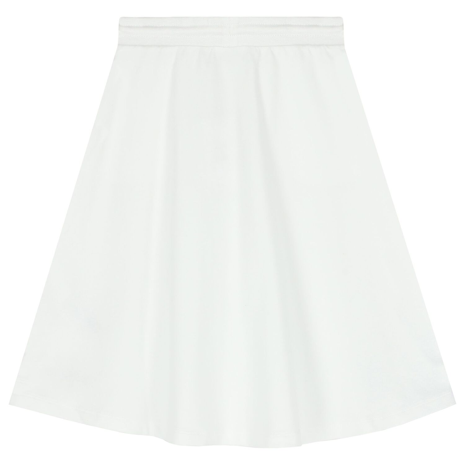 Girls White Logo Skirt, 1, hi-res