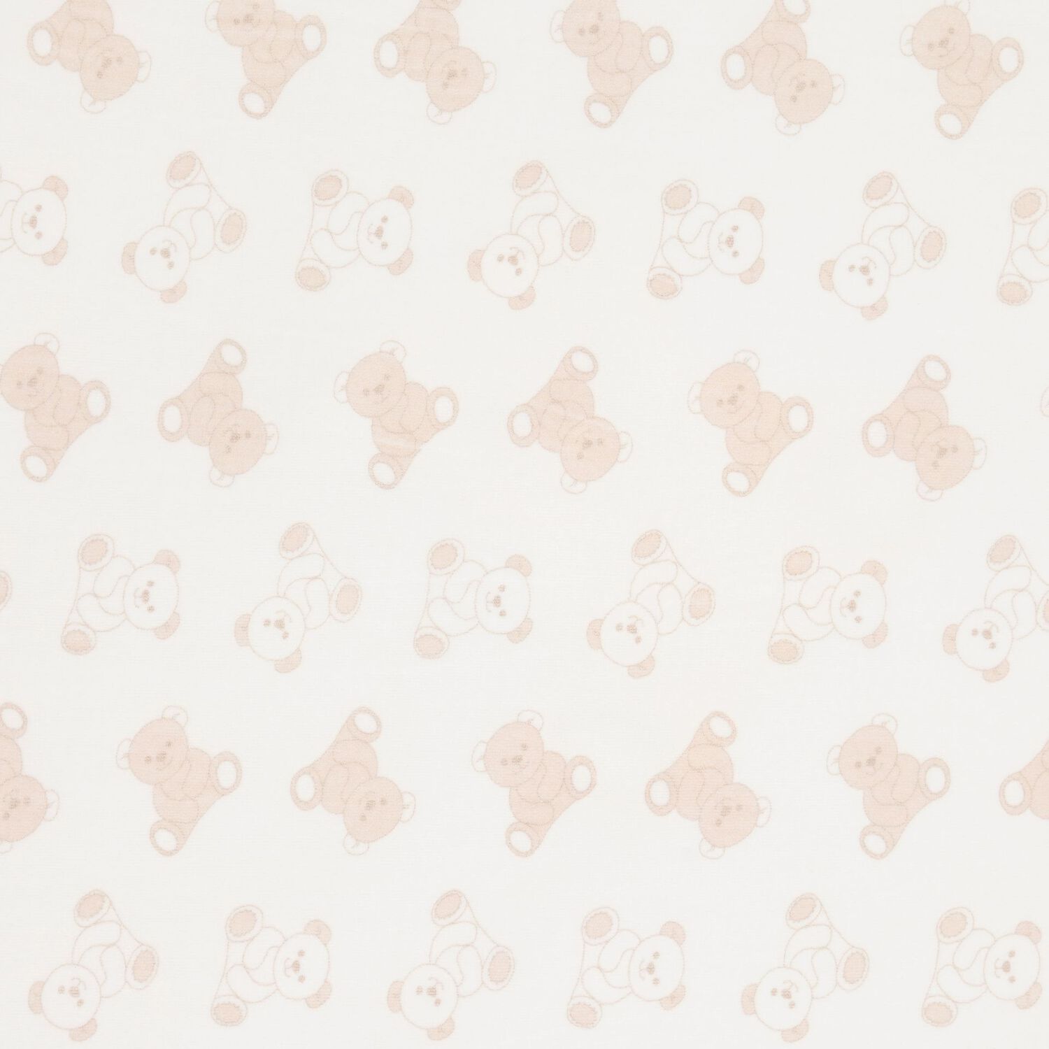 Ivory Teddy Bear Baby Blanket, 1, hi-res