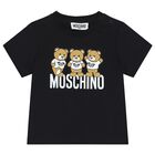 تيشيرت بشعار تيدى باللون الأسود, 2, hi-res