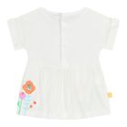 طقم ليجنز مزهر للبنات الصغيرات باللون الأبيض, 1, hi-res