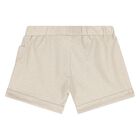 Baby Boys White & Beige Shorts Set ( 2-Pack ) , 2, hi-res