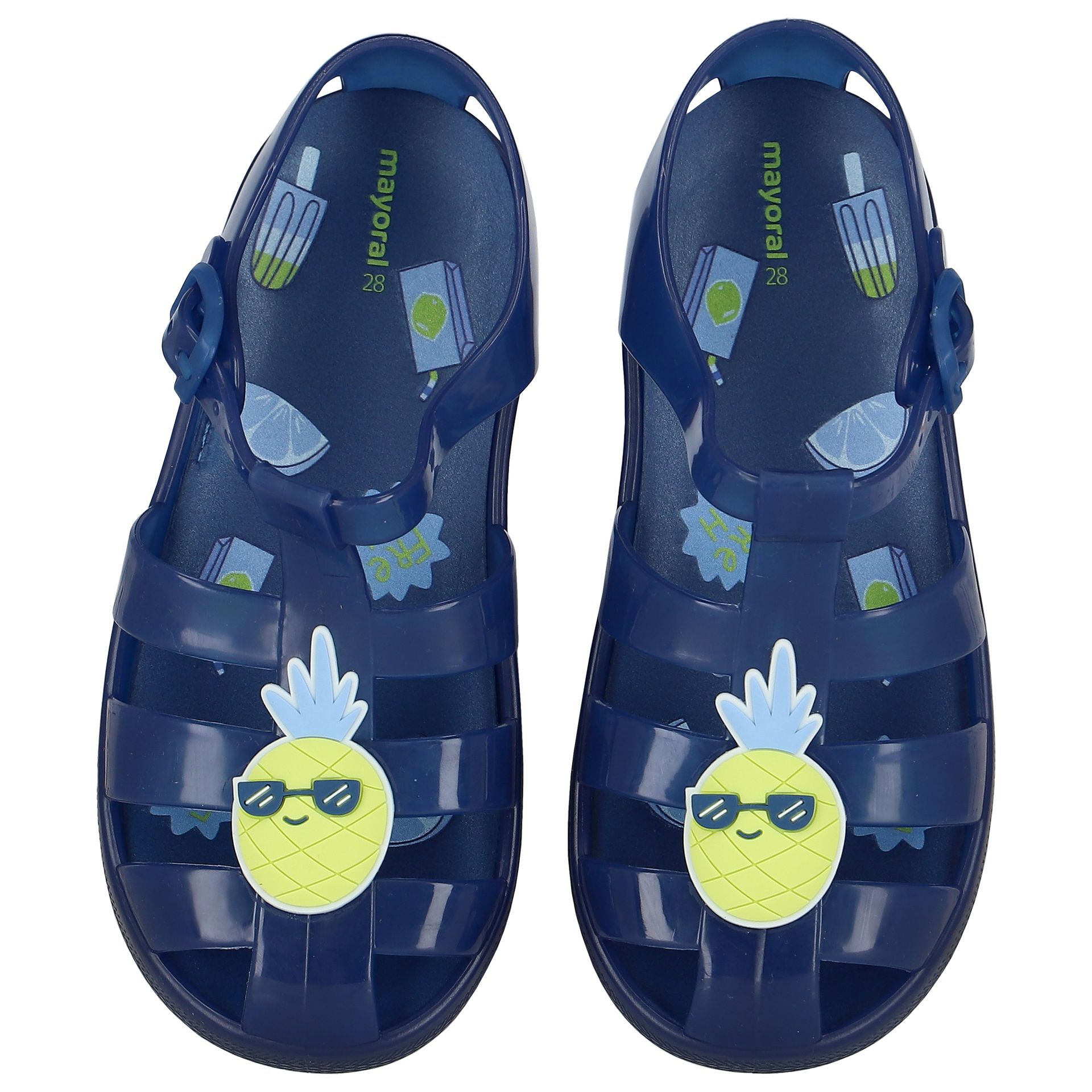Navy blue jelly sandals new arrivals