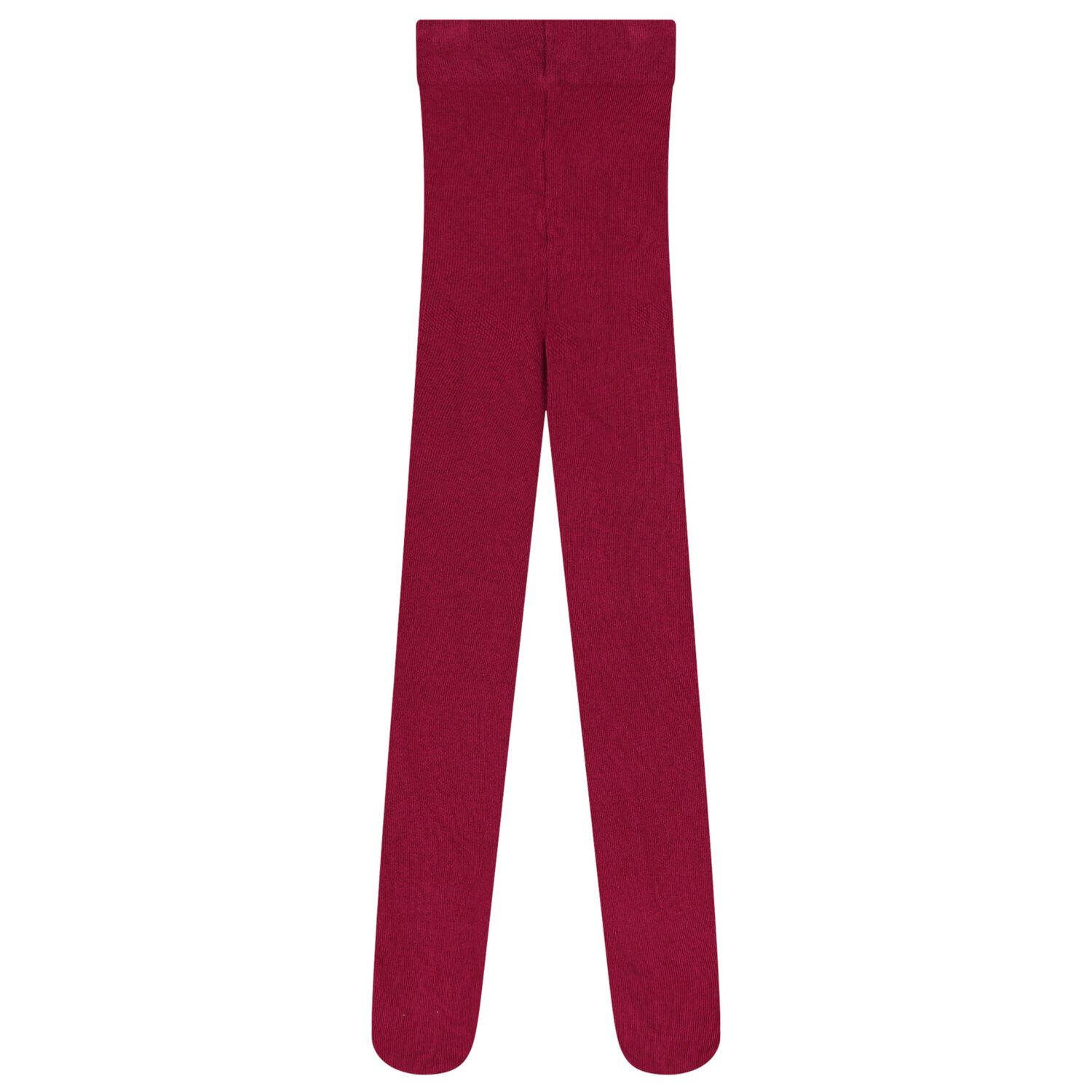 Girls Burgundy Knitted Tights, 1, hi-res