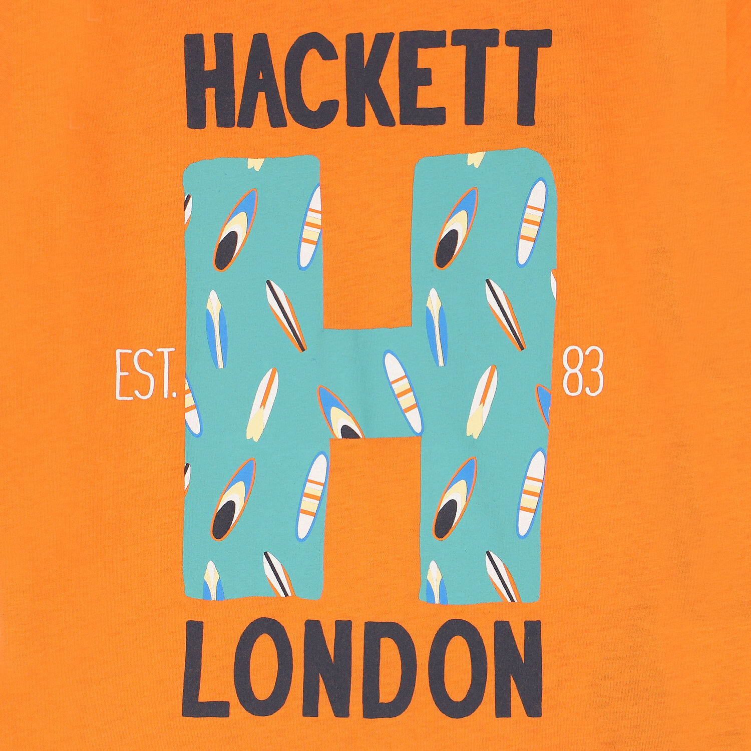 تيشيرت باللون البرتقالي للأولاد, 1, hi-res