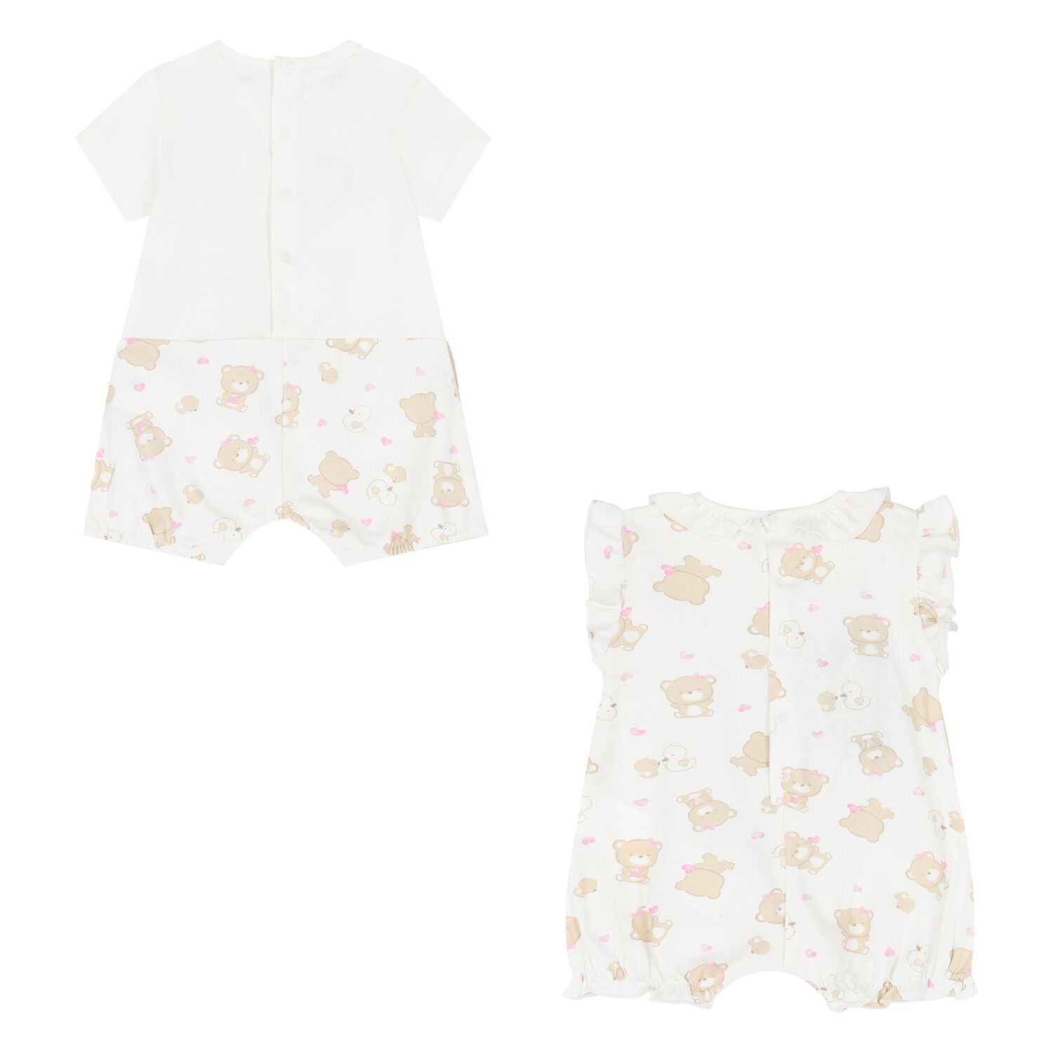 رومبير بنات باللون البيج والعاجى (قطعتين), 1, hi-res image number null