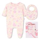 Baby Girls Pink Heart Babygrow Gift Set, 1, hi-res