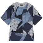 Boys Grey & Blue Logo T-Shirt, 1, hi-res
