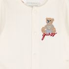 Baby Girls Ivory Teddy Bear Logo Babygrow Gift Set, 3, hi-res