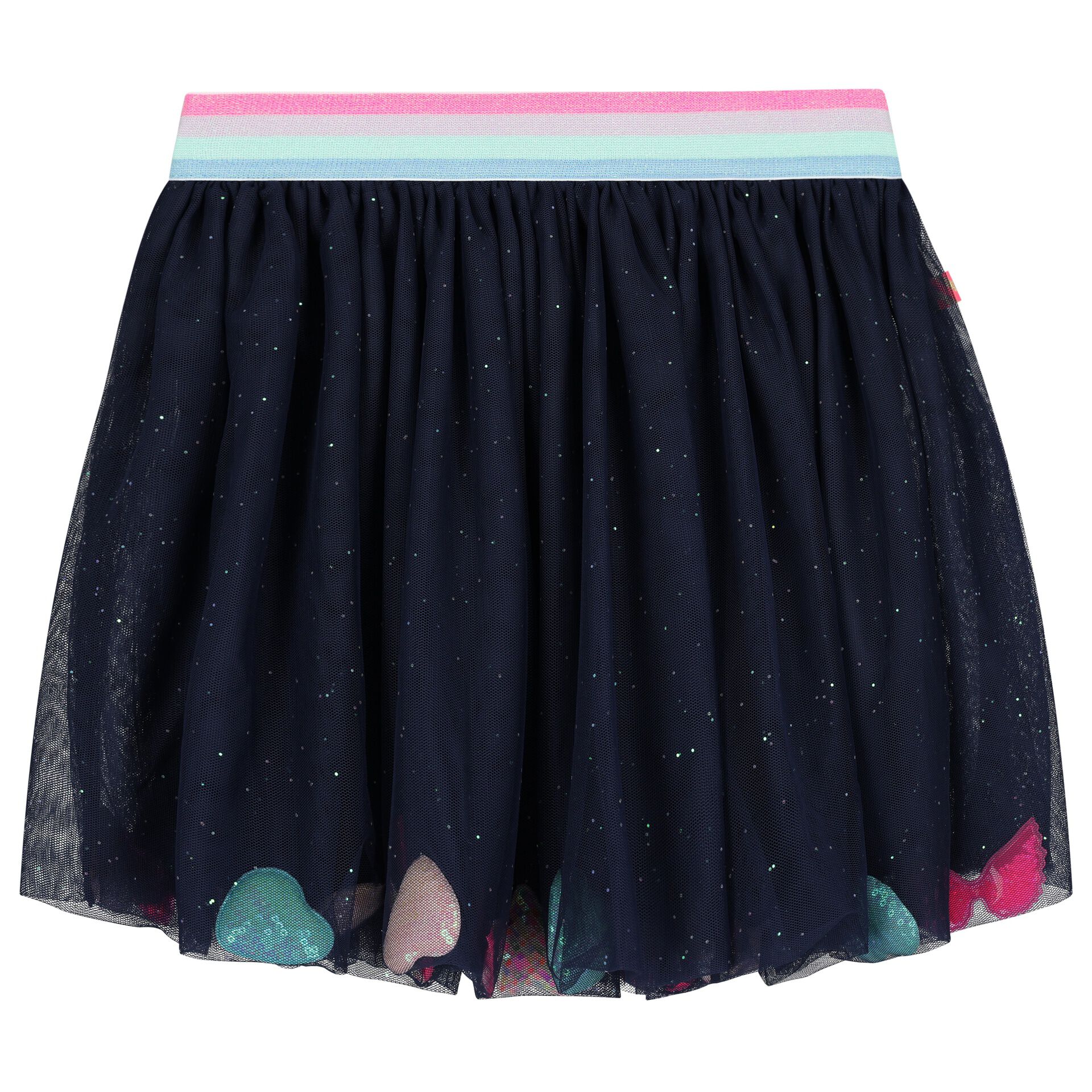 Long tulle skirt navy online