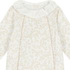 Baby Girls Ivory & Beige Babygrow, 1, hi-res