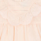 Younger Girls Pink Embroidered Dress, 1, hi-res