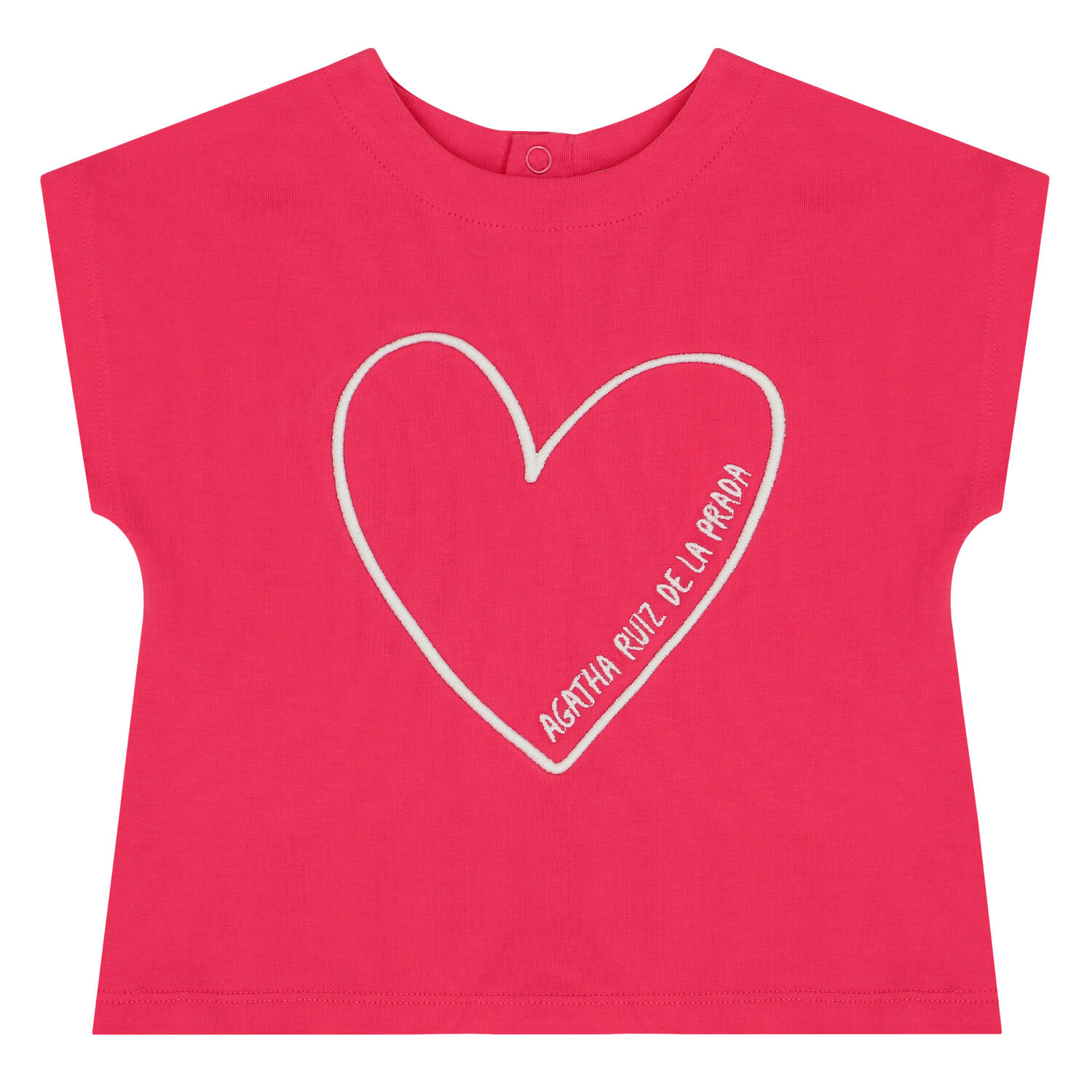 طقم شورت بنات باللون الزهري والأبيض, 1, hi-res