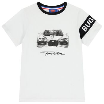 Boys White Logo T-Shirts