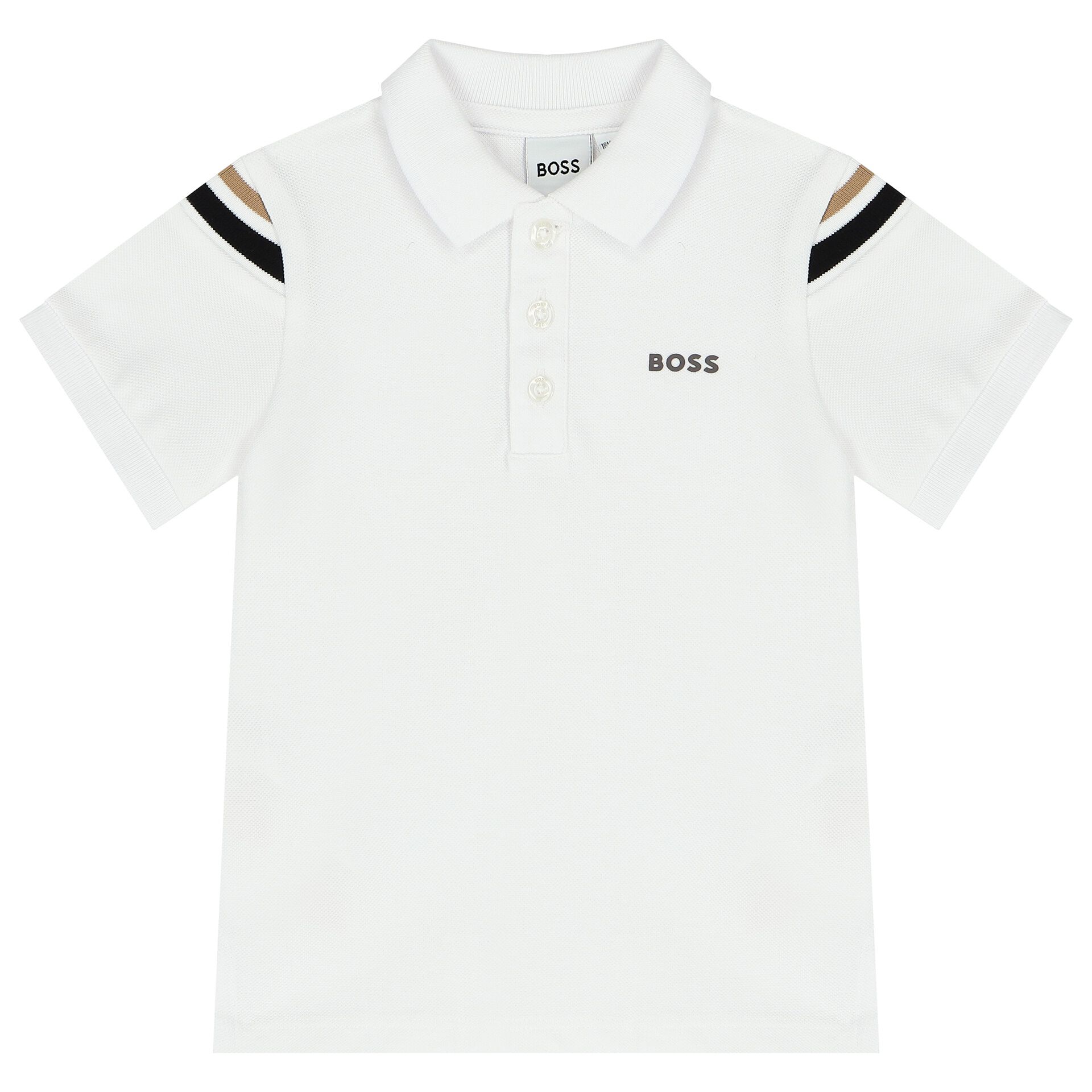 Baby boy sale white polo shirt