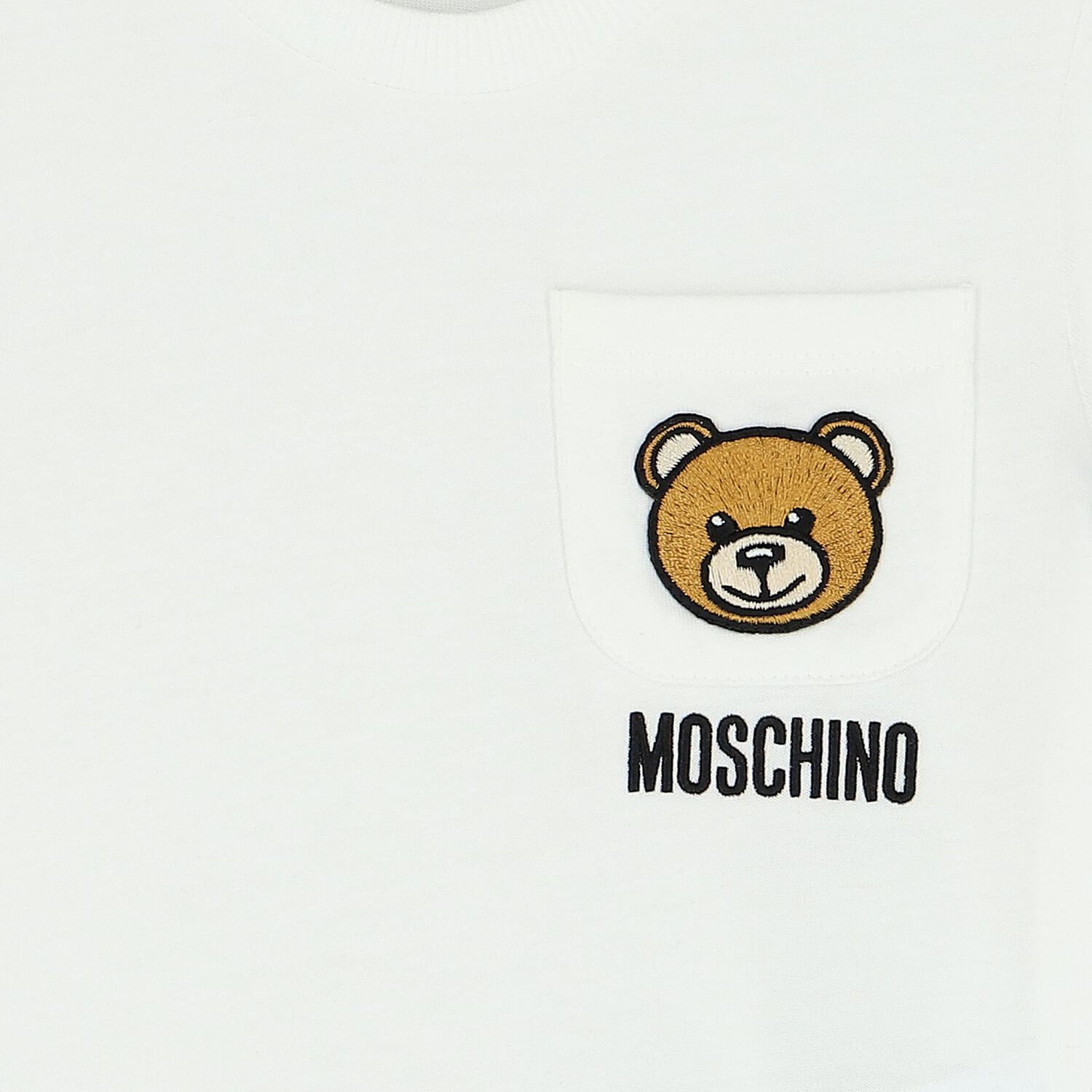 White Teddy Bear  Logo T-Shirt, 1, hi-res