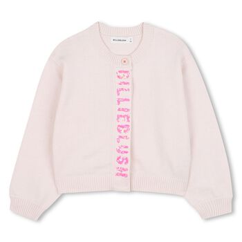 BILLIEBLUSH Girls Pink Sequin Cardigan, 1 Girls Pink Sequin Cardigan