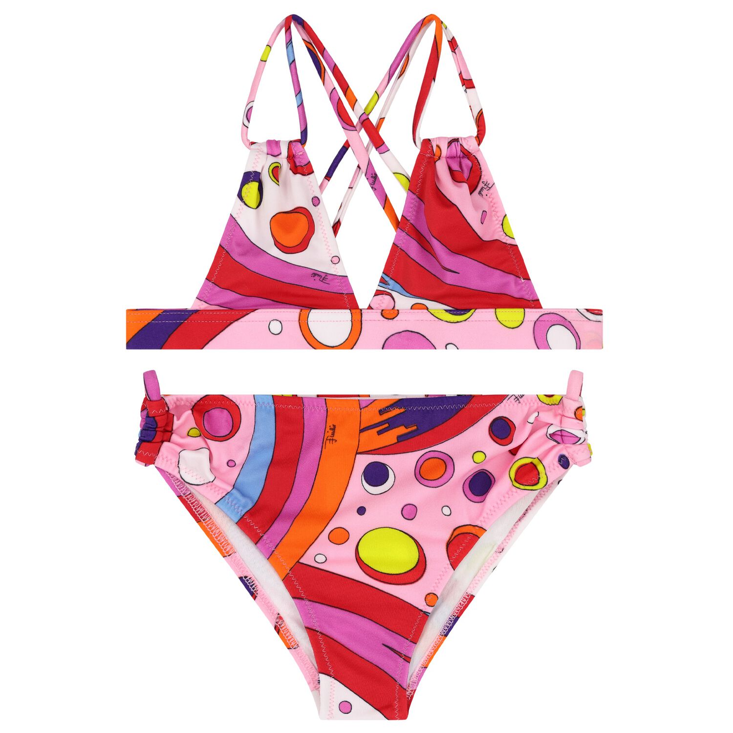 Girls Pink Fontane Bikini, 1, hi-res