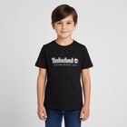 تيشيرت أسود بالشعار  للأولاد , 2, hi-res