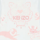 Baby Girls White Logo Long Sleeve Top, 1, hi-res