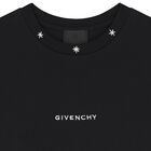 Boys Black Logo T-Shirt, 1, hi-res