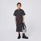 Girls Silver Faux Leather HandBag, 1, hi-res