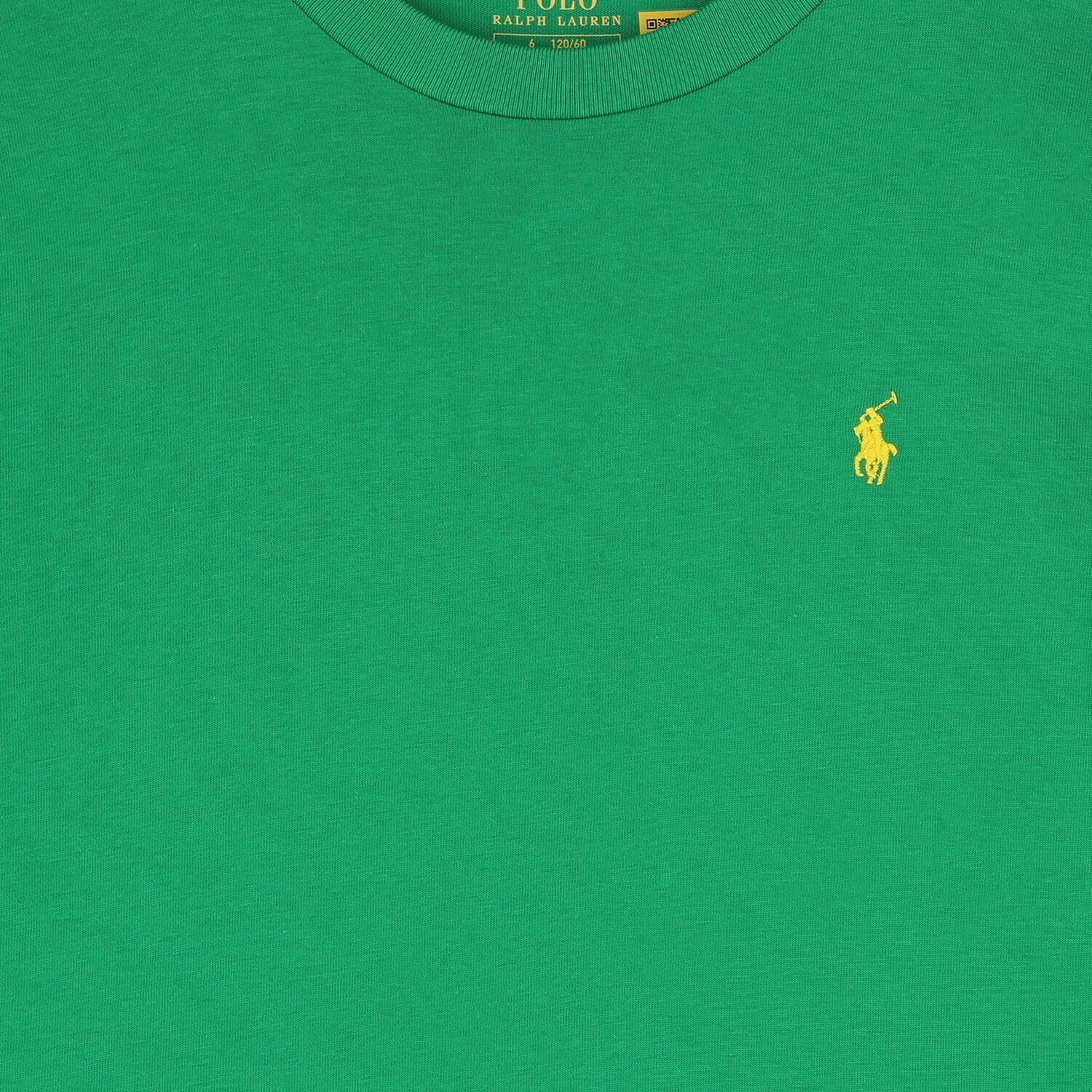 Boys Green Logo T-Shirt, 1, hi-res