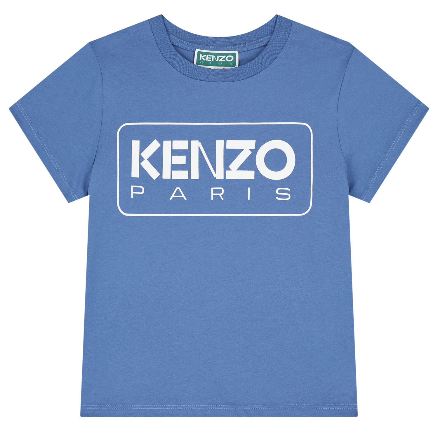 تيشيرت بالشعار باللون الأزرق, 2, hi-res