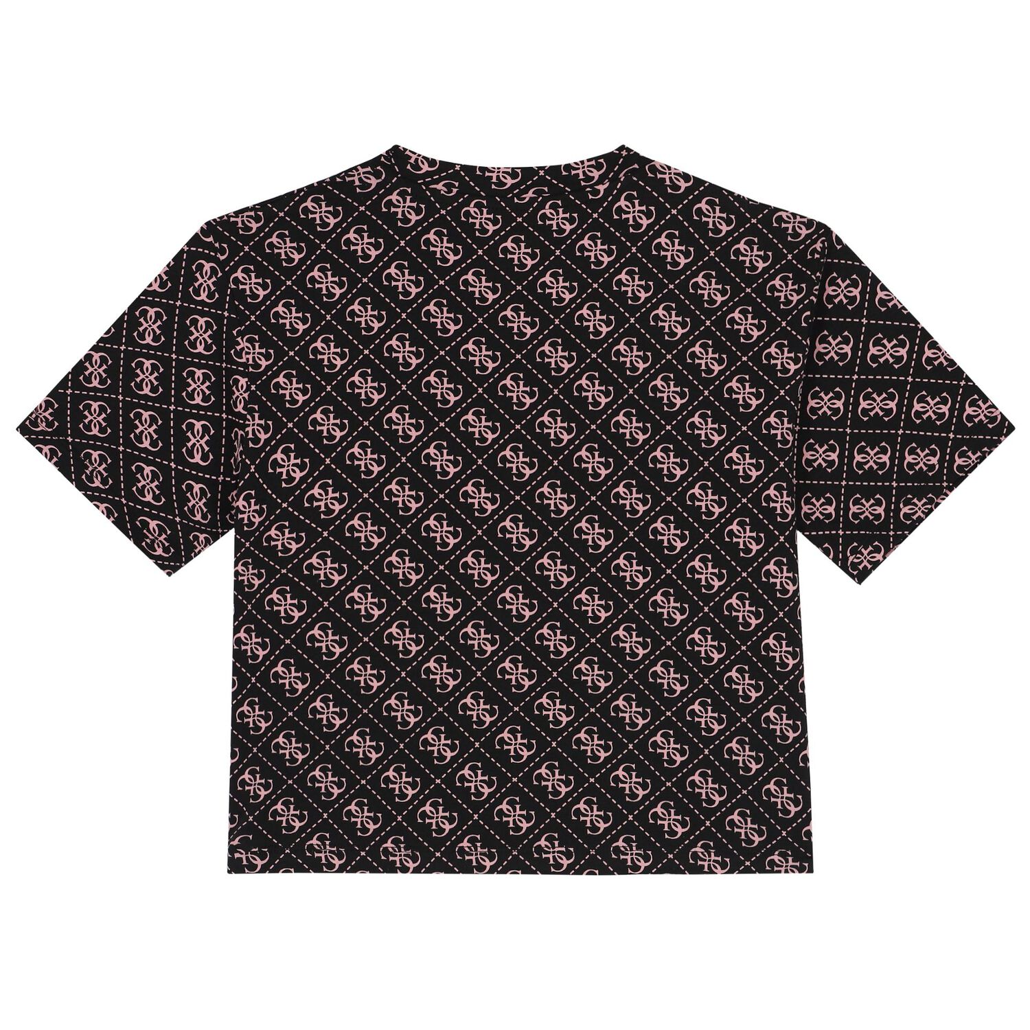 تيشيرت بنات بالشعار باللون الأسود, 4, hi-res image number null