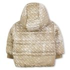 Younger Boys Beige & Ivory Logo Puffer Jacket, 1, hi-res