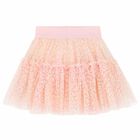 Younger Girls Pink Tulle Skirt, 1, hi-res